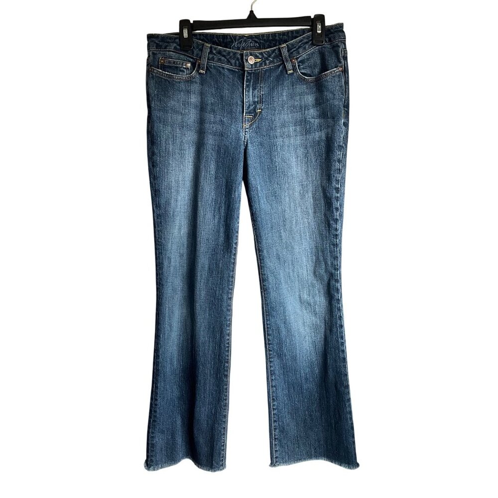 Y2K VTG Perfection Future Prescription W Sz 30 Denim Jeans Boot Cut USA Twilight